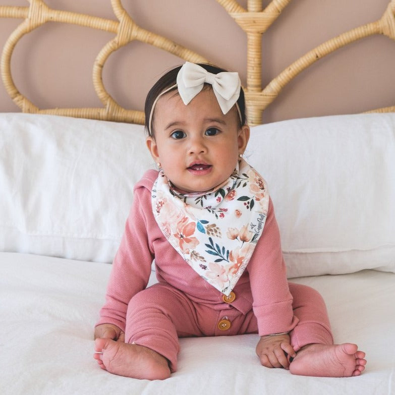 Autumn Bandana Bibs - Copper Pearl