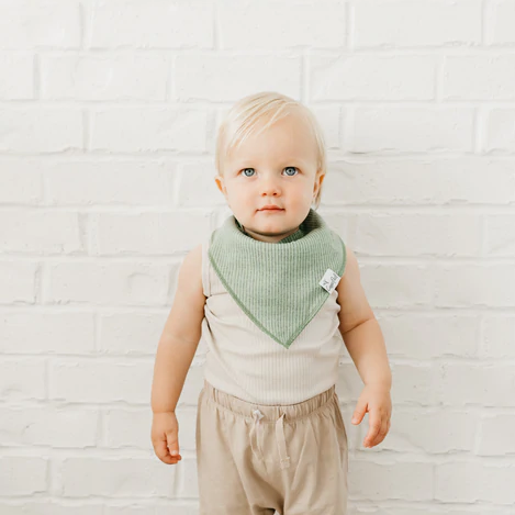 Peanut Bandana Bibs - Copper Pearl