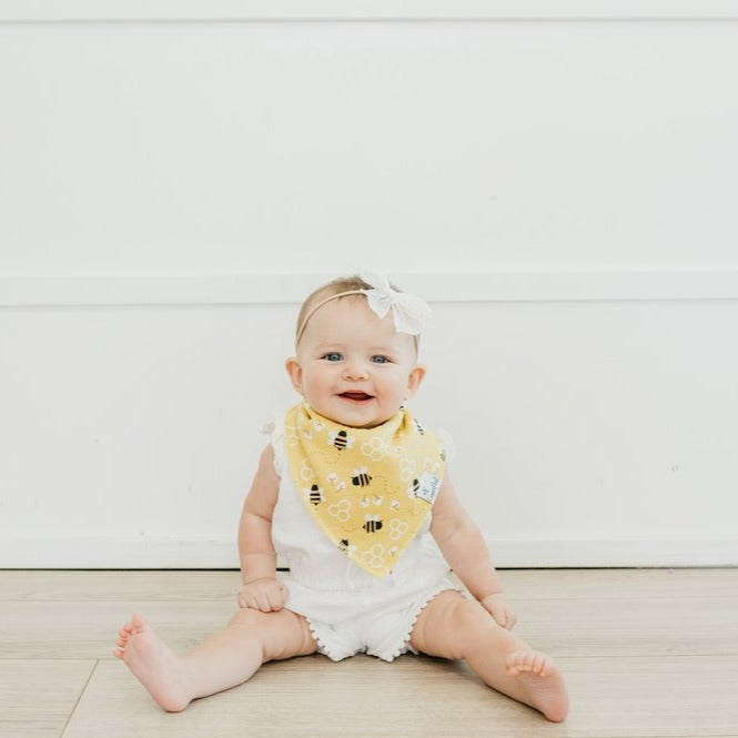 Atwood Bandana Bibs - Copper Pearl