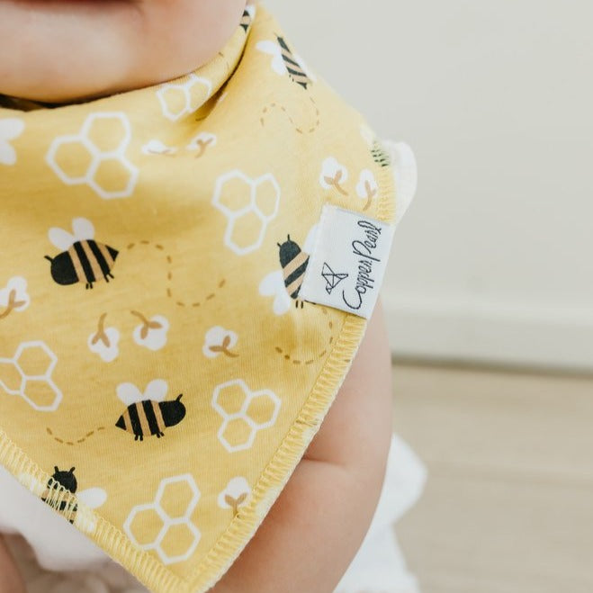 Atwood Bandana Bibs - Copper Pearl