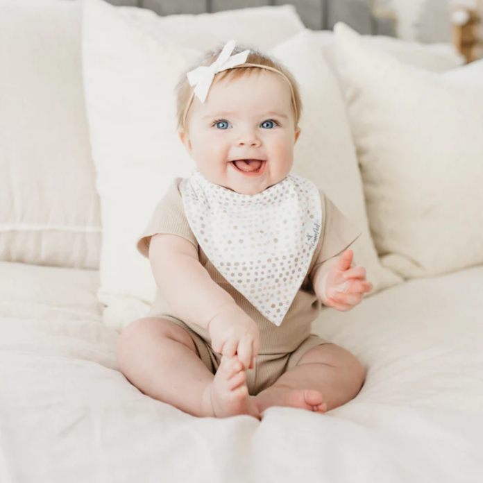 Bliss Bandana Bibs - Copper Pearl
