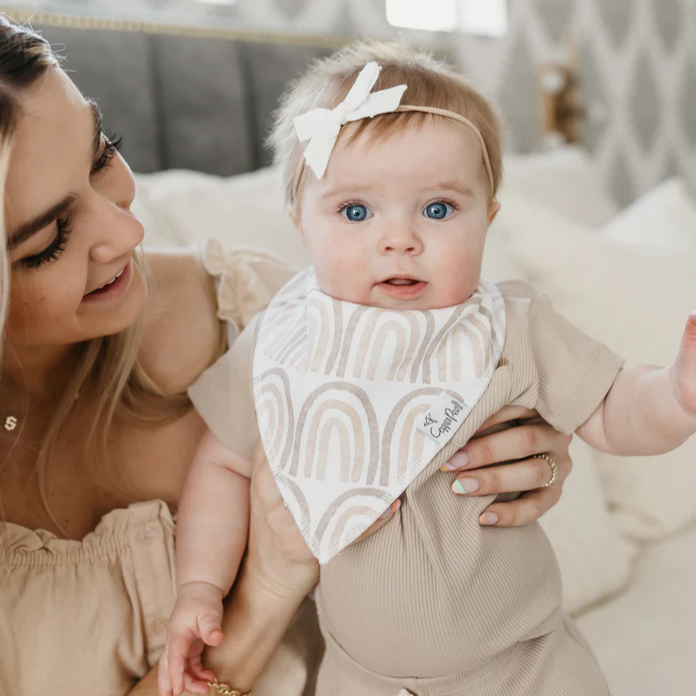 Bliss Bandana Bibs - Copper Pearl