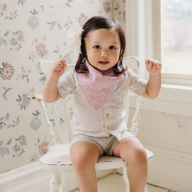 Lacie Bandana Bibs - Copper Pearl