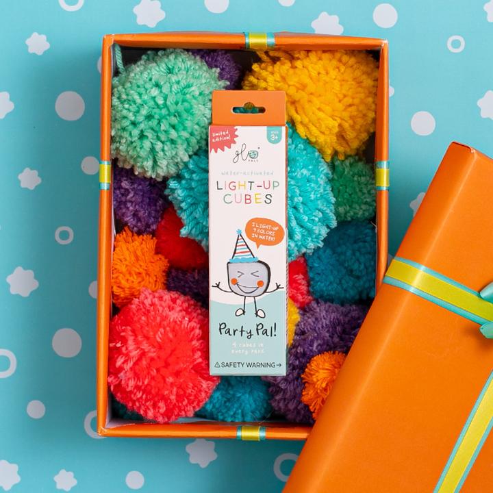 Party Pal Multicolored Cube Pack - Glo Pals