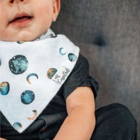Galaxy Bandana Bib Set (4 pack) - Copper Pearl