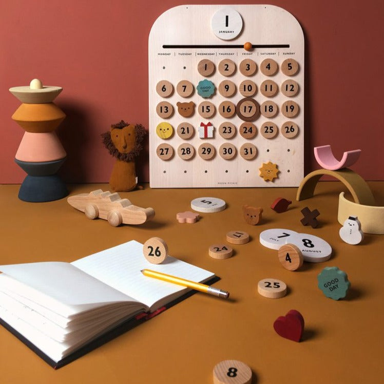 Magnetic My Calendar - Moon Picnic