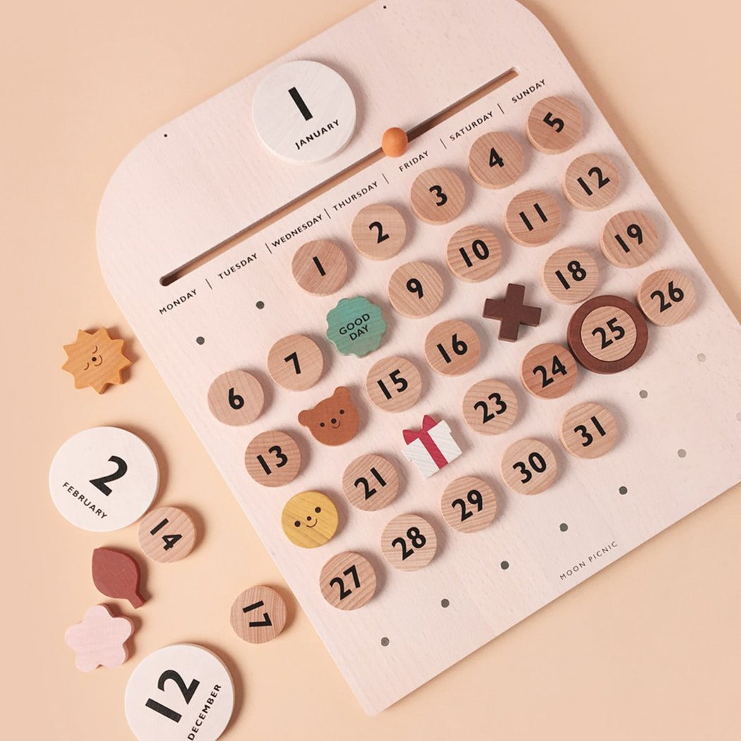 Magnetic My Calendar - Moon Picnic
