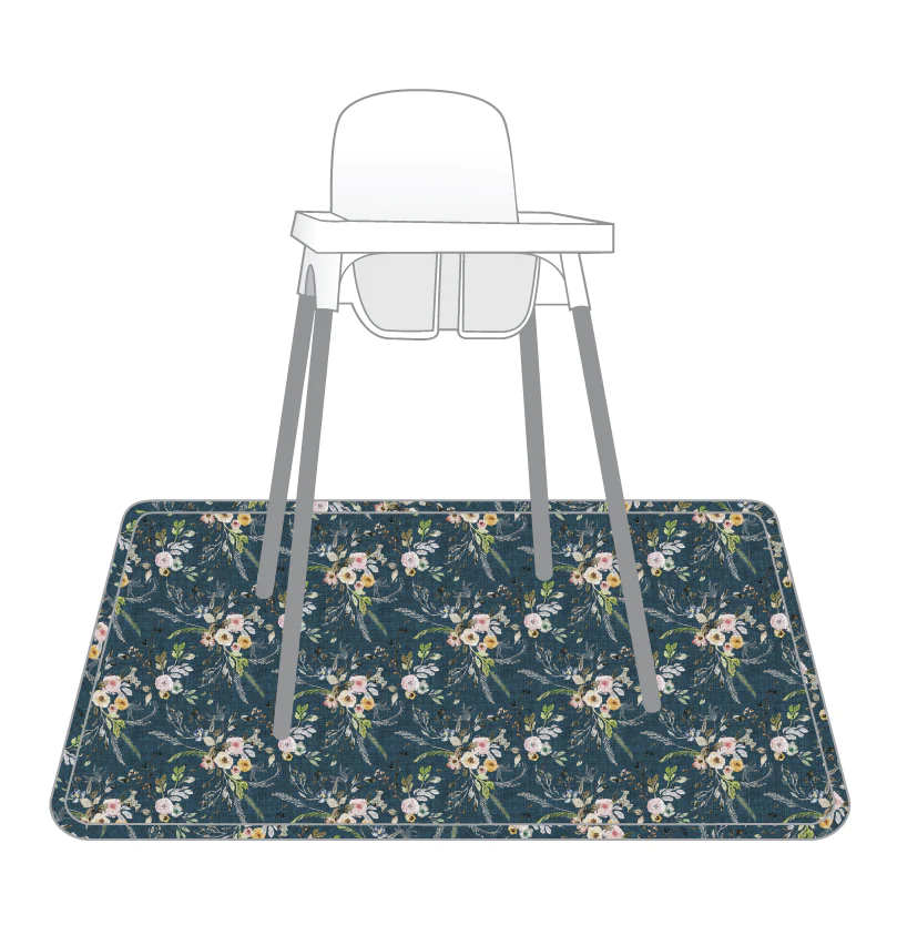Boho Floral Splash Mat - Bapron