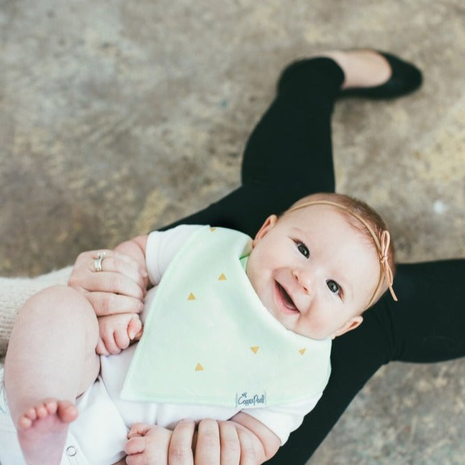 Paris Bandana Bibs - Copper Pearl