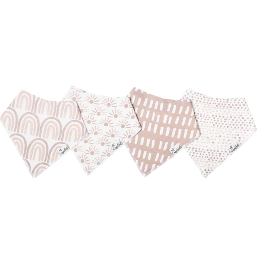Bliss Bandana Bibs - Copper Pearl
