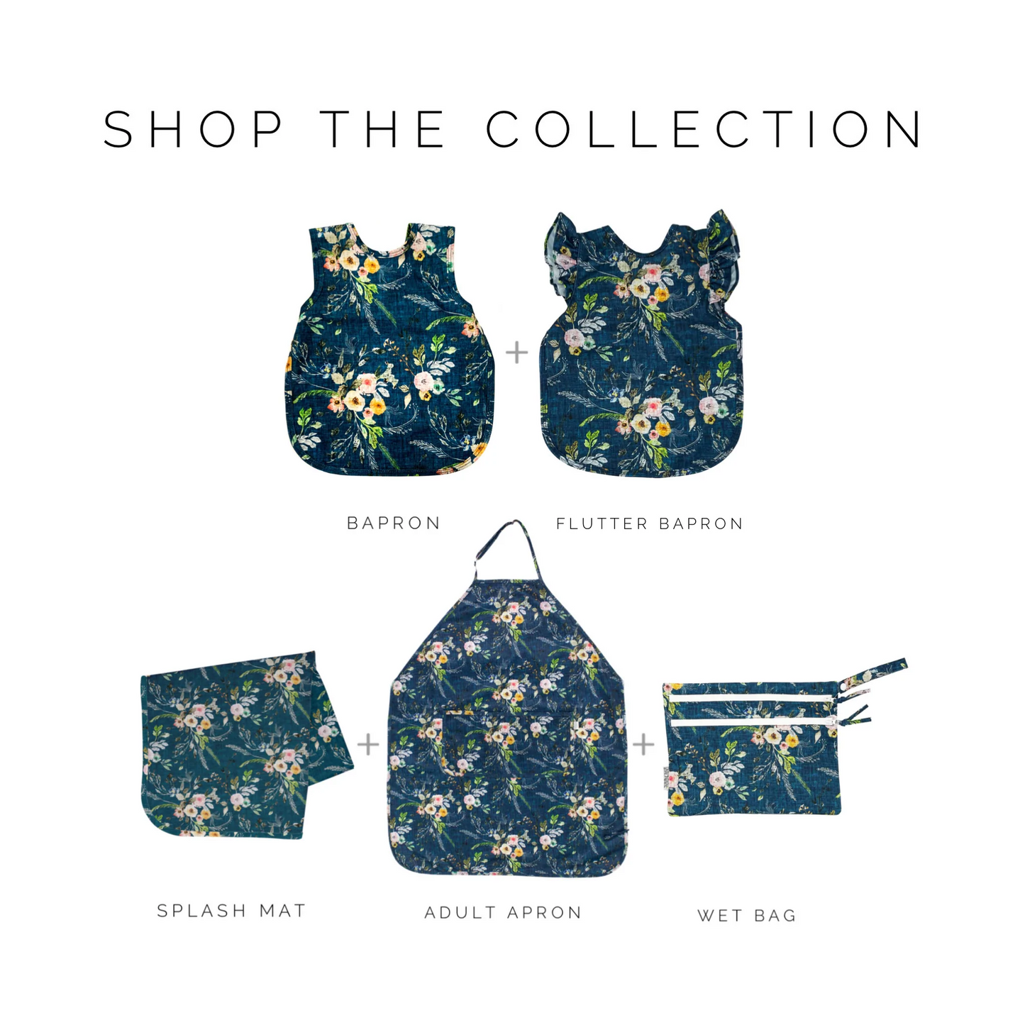 Boho Floral Splash Mat - Bapron