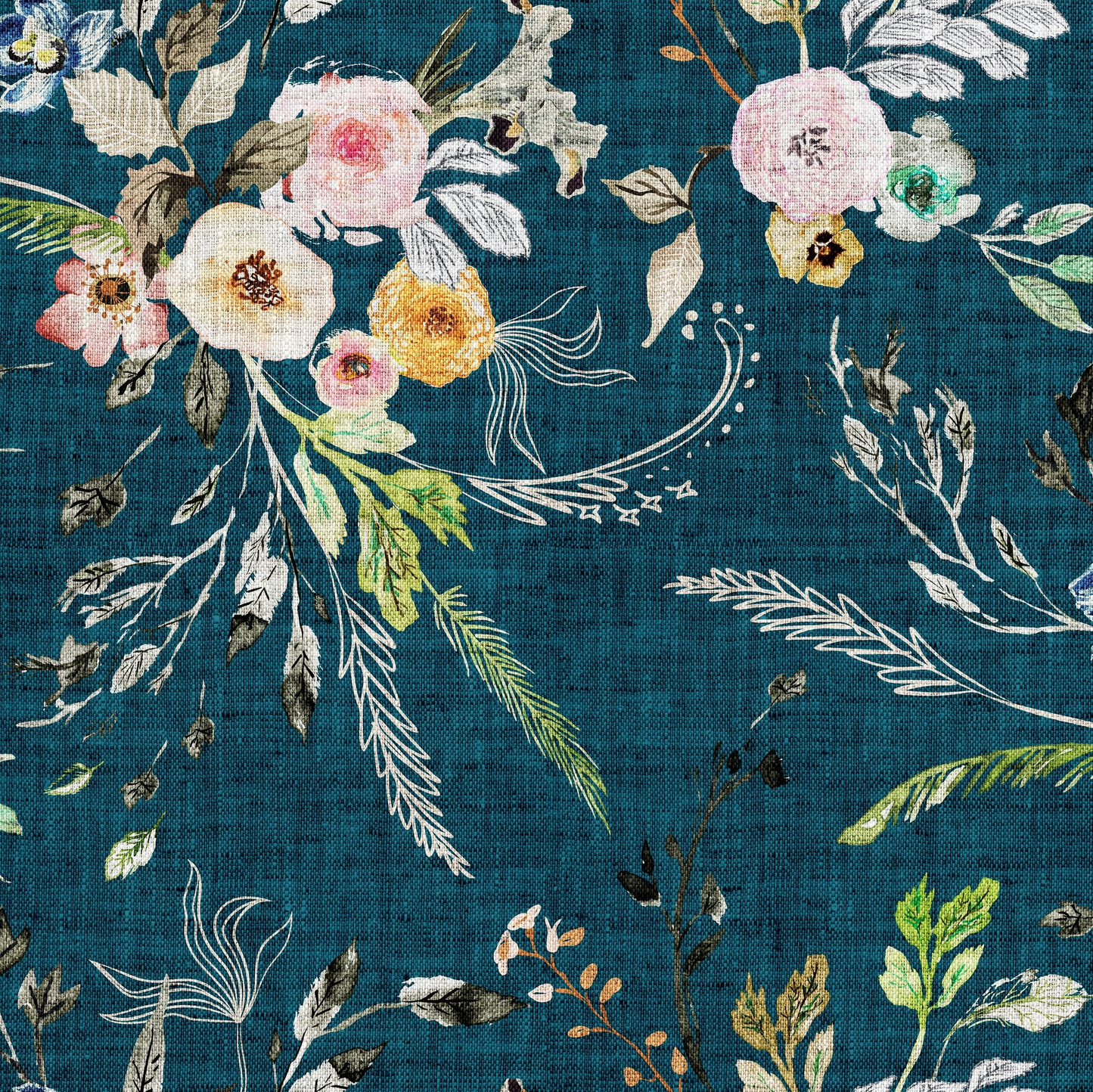 Boho Floral Splash Mat - Bapron
