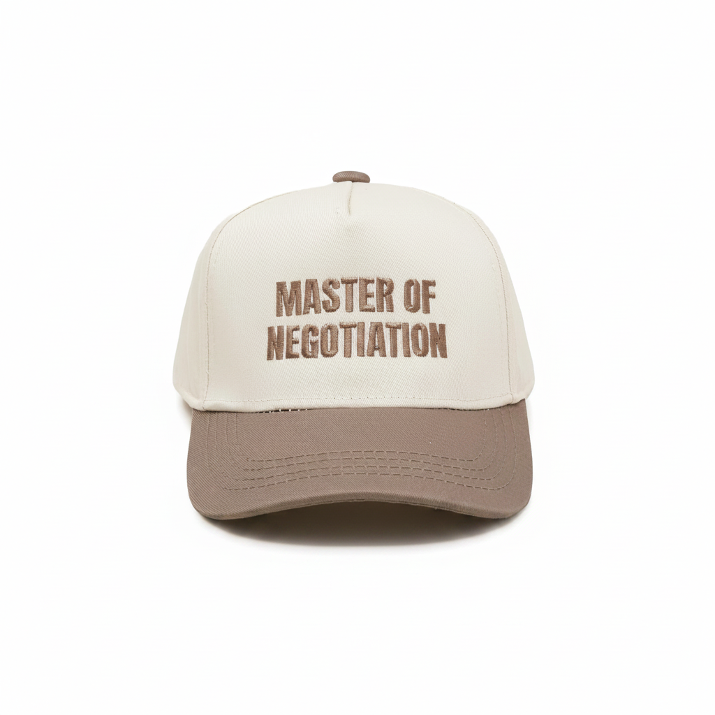 Master of Negotiation Two Tone Hat - Funky Junque