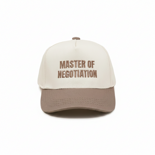 Master of Negotiation Two Tone Hat - Funky Junque