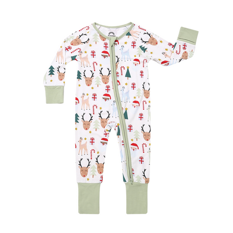 Santa & Friends Convertible Holiday Romper - Emerson and Friends