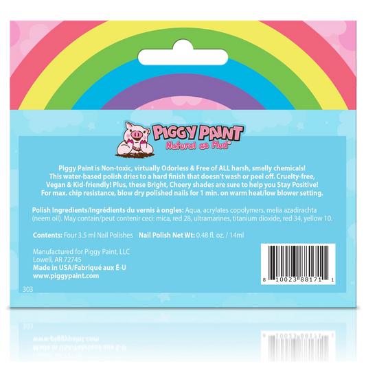 Rainbow 4 Pack Box Set  - Piggy Paint