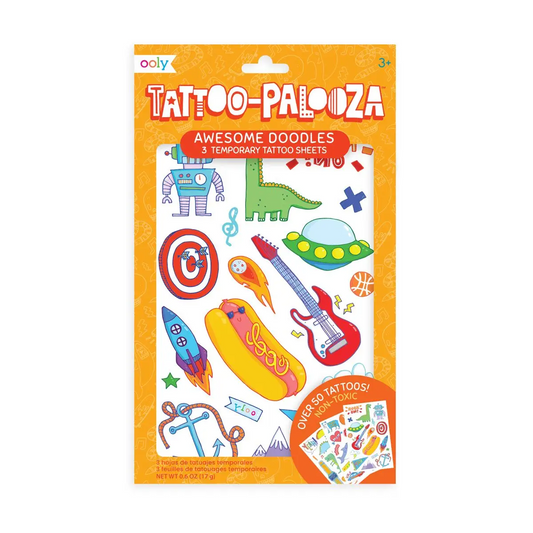 Awesome Doodles Temporary Tattoos - OOLY