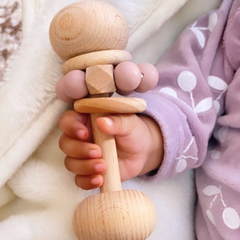 Wooden Rattle Toy - Ali + Oli