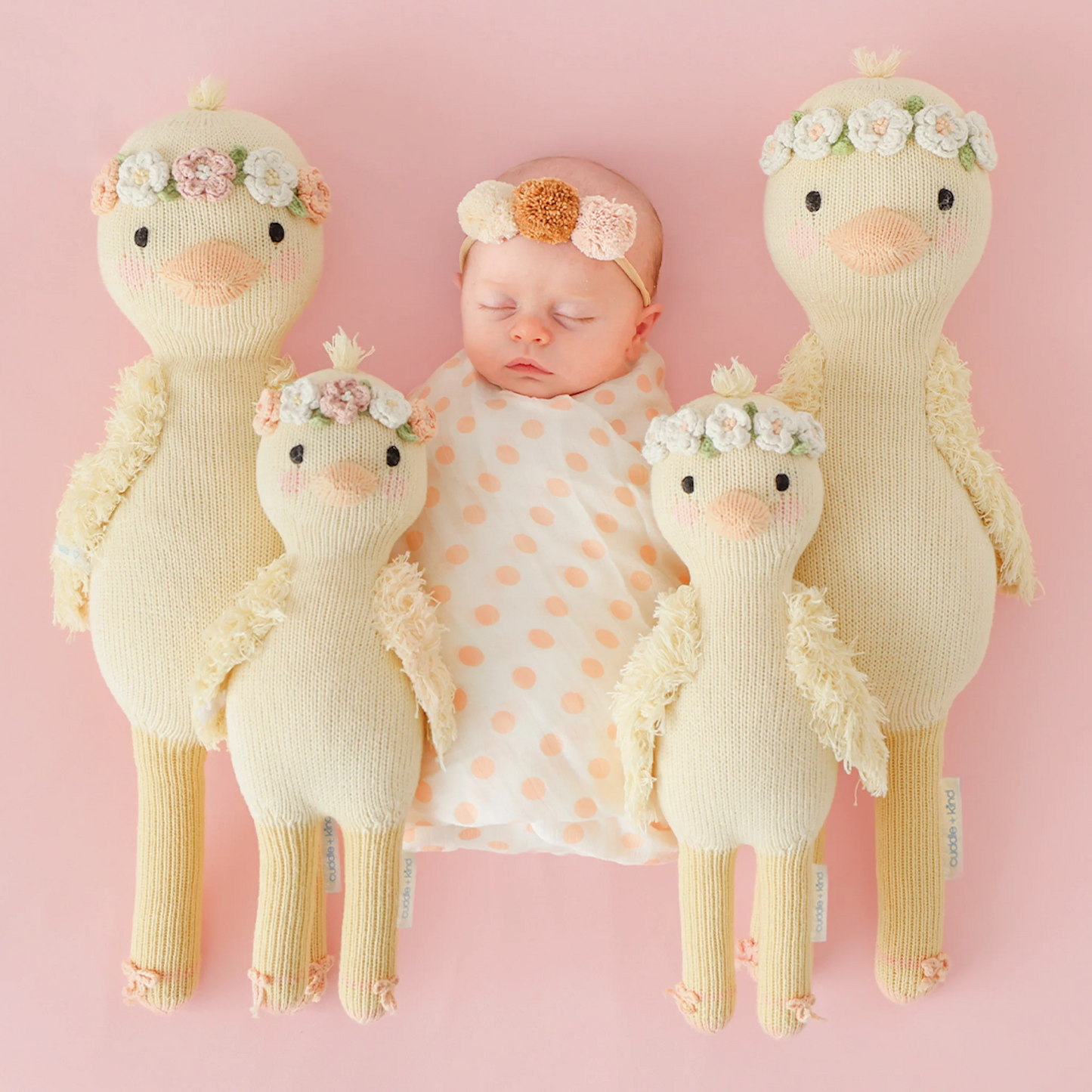 Flora the Duckling (Ivory) - Cuddle + Kind