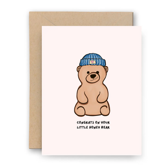 Congrats On Your Honey Bear Card - Little Tomato