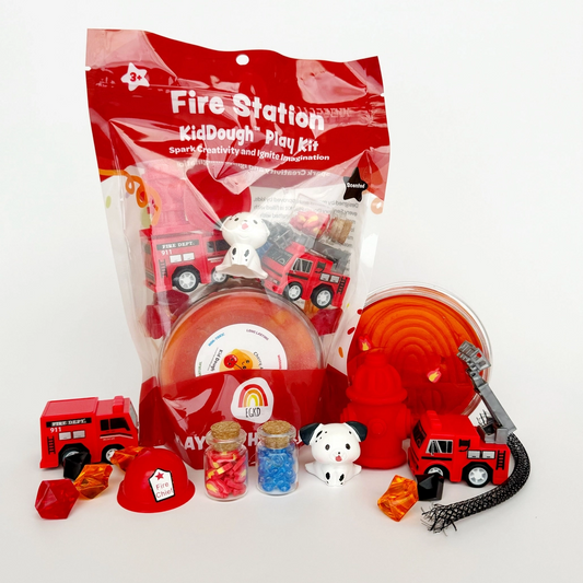 Fire Station Kit - Earth Grown Kids Dough