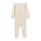 Ivory Addy Flutter Pointelle Footed Sleeper - Kendi by Colored Organics