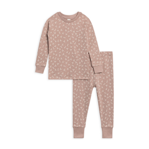 Wren Wilda Floral Long Sleeve Jammies - Colored Organics