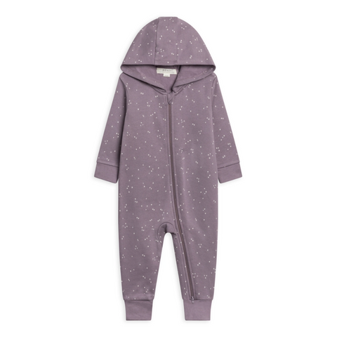 Fog Starlight Greer Hooded Romper - Kendi by Colored Organics