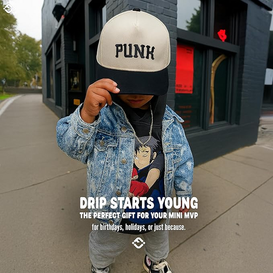 Punk Two Tone Cap - Funky Junque