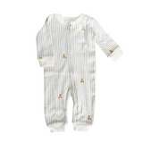 Teddy Bear Zipper Romper - The Blueberry Hill