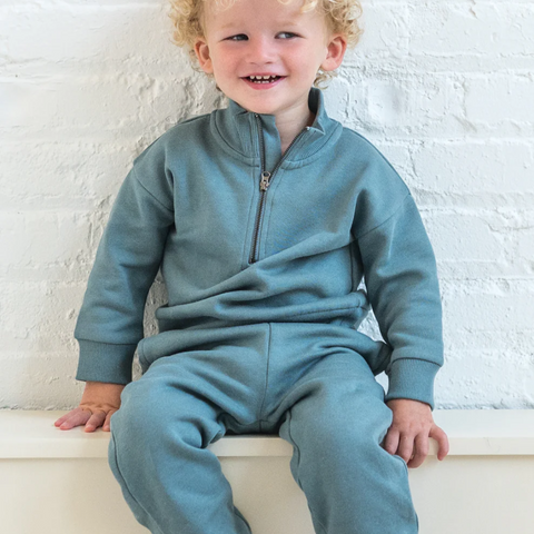 Teal Leif Fleece Sweatpants - Kendi by Colored Organics