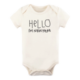 Hello I'm New Here Bodysuit - Tenth & Pine