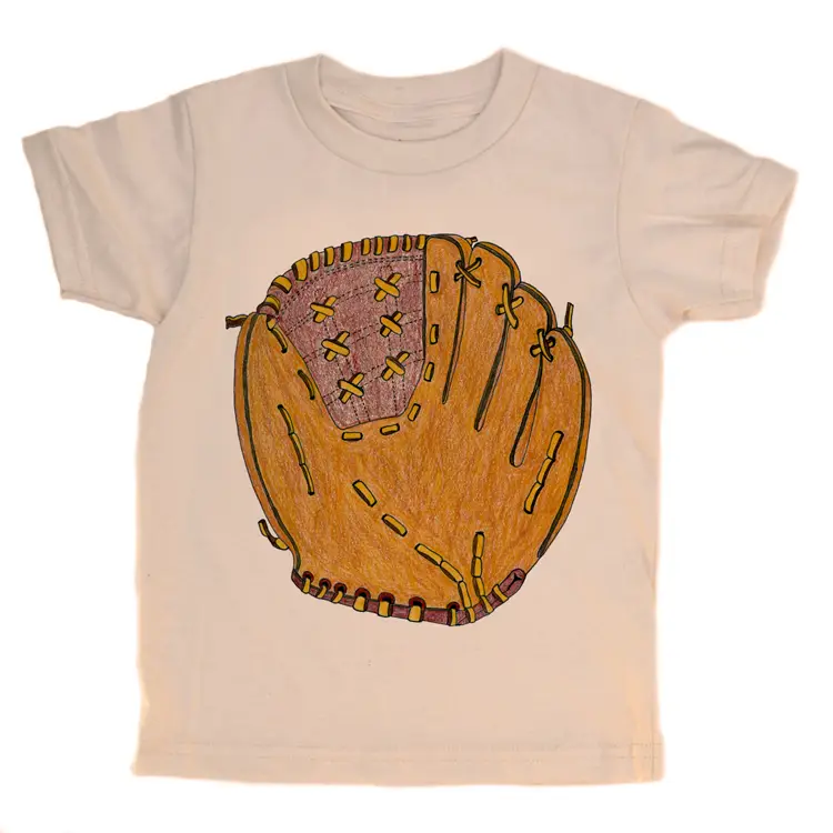 Baseball Glove Tee - Orangeheat