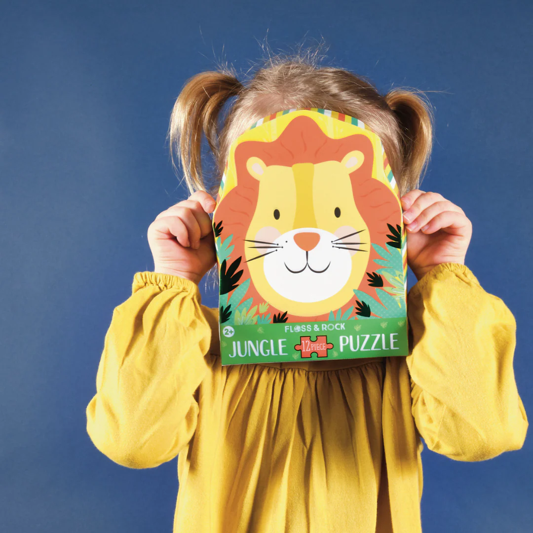Lion Shaped Jigsaw Puzzle - Floss and Rock