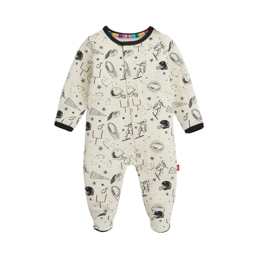 Natural Game Day Footie - Magnetic Me