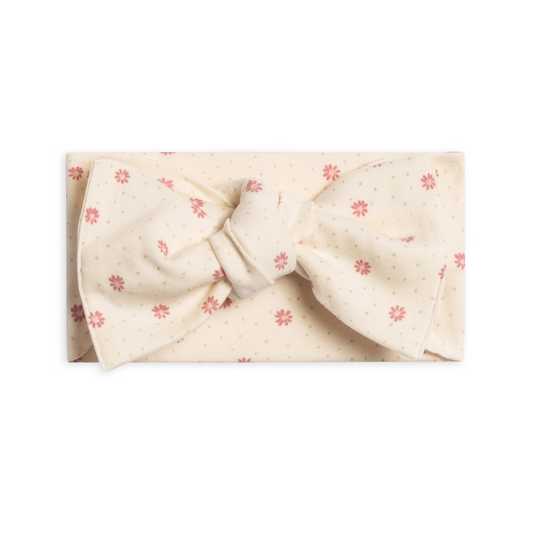 Punch Carla Floral Knot Bow Wrap - Colored Organics