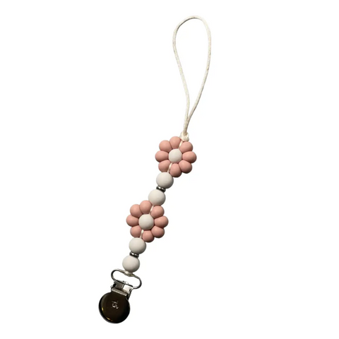 Eve Pacifier & Toy Clip - Three Hearts Modern Teething