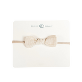 Natural Muslin Dainty Bow - Colored Organics