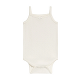 Coconut Eva Pointelle Tank Bodysuit - Kendi by Colored Organics