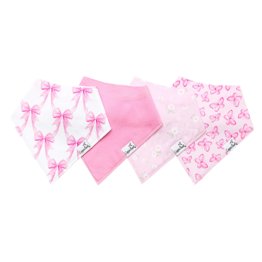 Bow My Gosh Bandana Bibs - Copper Pearl