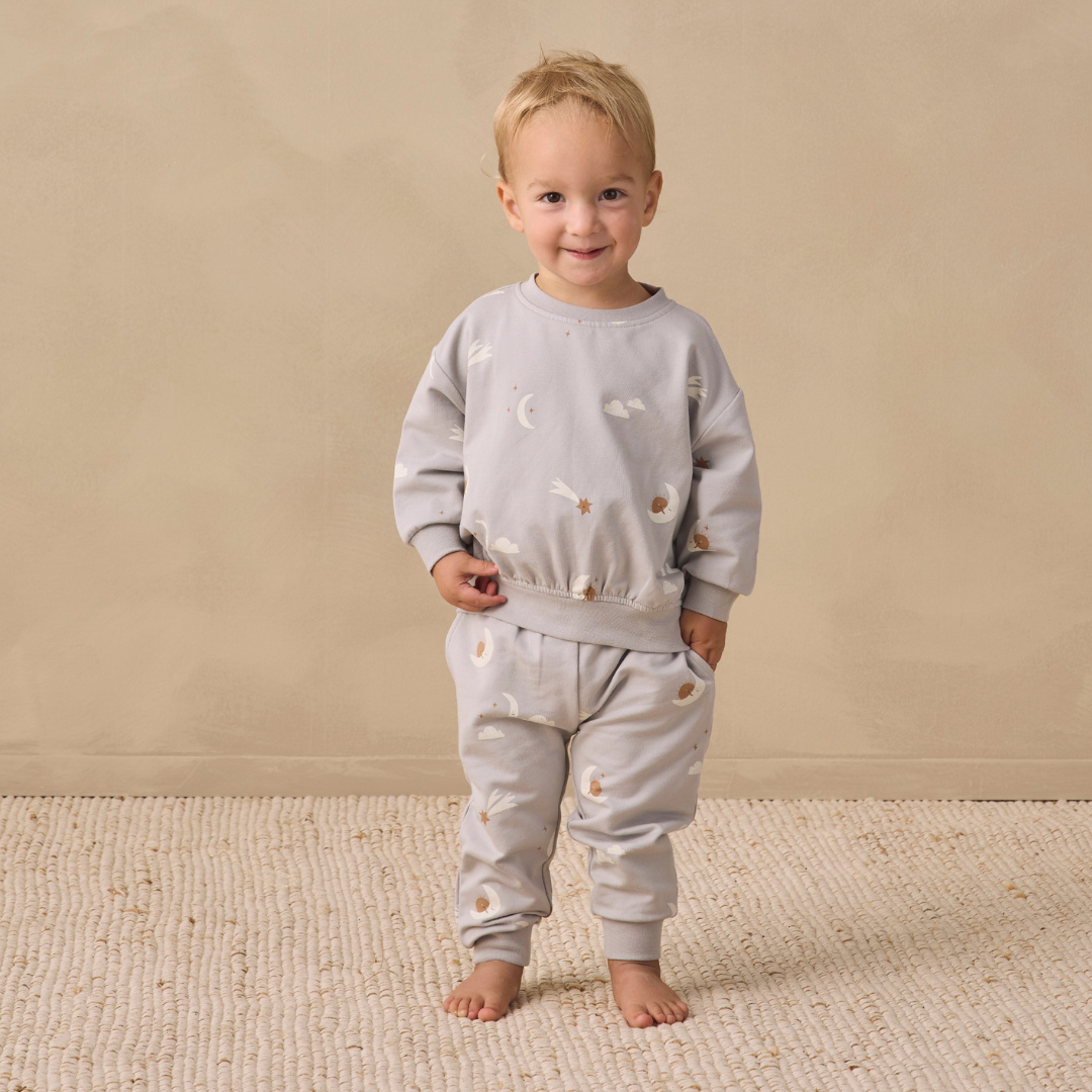 Sky Friends Relaxed Sweatpants - Quincy Mae