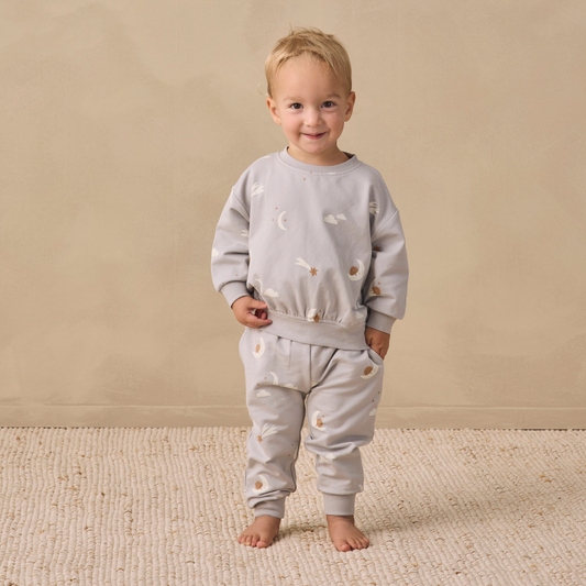 Sky Friends Relaxed Sweatpants - Quincy Mae