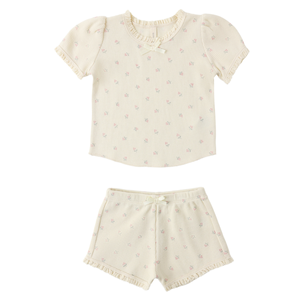 Mauve Ditsy Ruby Set - Quincy Mae
