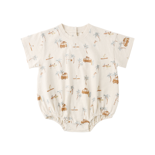 Surf Town Relaxed Bubble Romper - Rylee & Cru