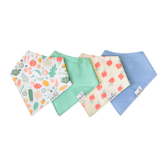 Veggie Bandana Bibs - Copper Pearl