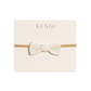 Ivory Eyelet Dainty Bow - Kendi