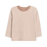 Truffle Stripe Turk Long Sleeve Tee - Colored Organics