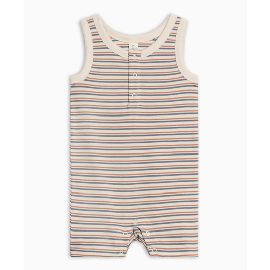 Voyage Stripe Nile Romper - Colored Organics