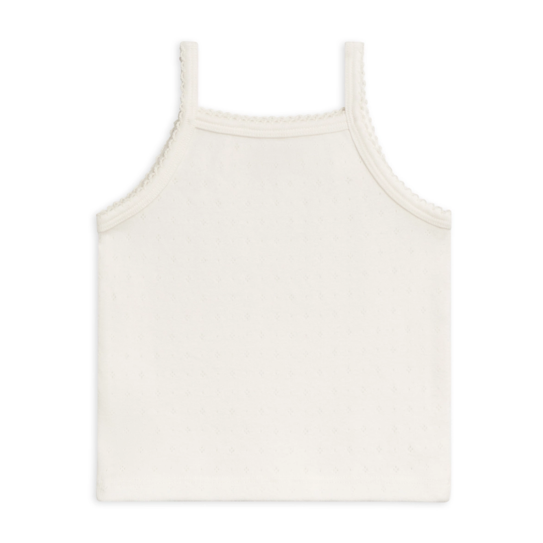 Coconut Iris Pointelle Tank - Kendi by Colored Organics