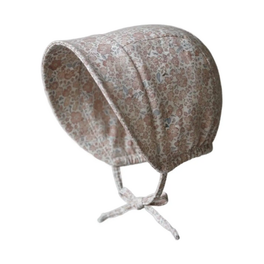 Belmont Floral Muslin Bonnet - Kendi